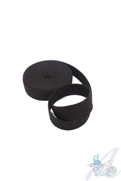 Gurtband - schwarz - 25 mm